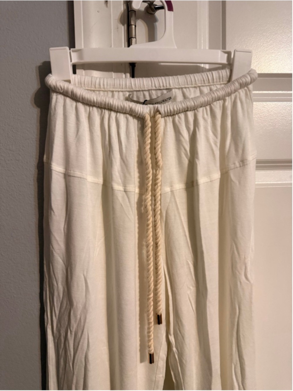 Women's Stillwater White Joggers S - Picture 8 of 9